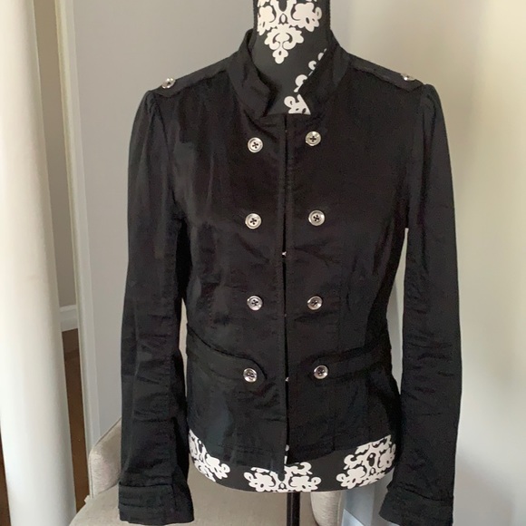 White House Black Market Jackets & Blazers - Women's Black Double-Breasted Jacket